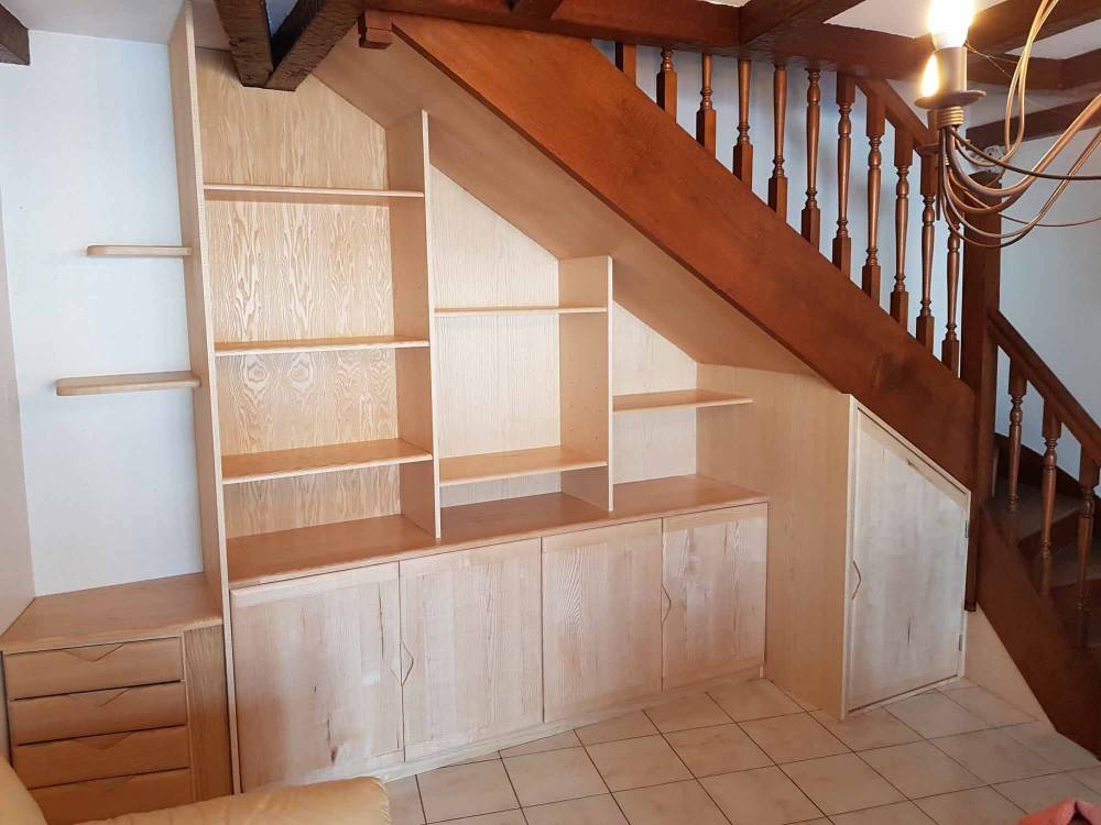 étagère en bois sur mesure