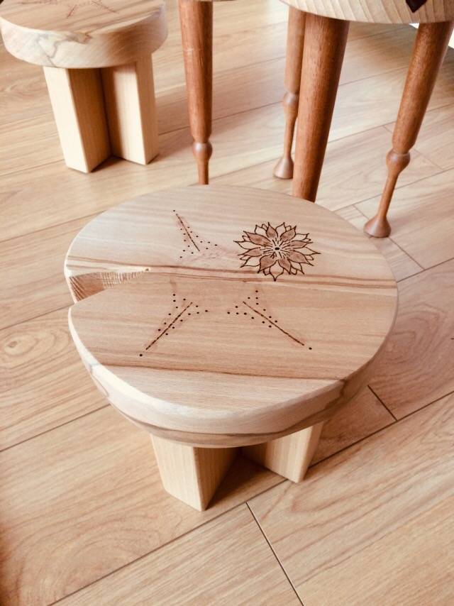 tabouret nénuphare